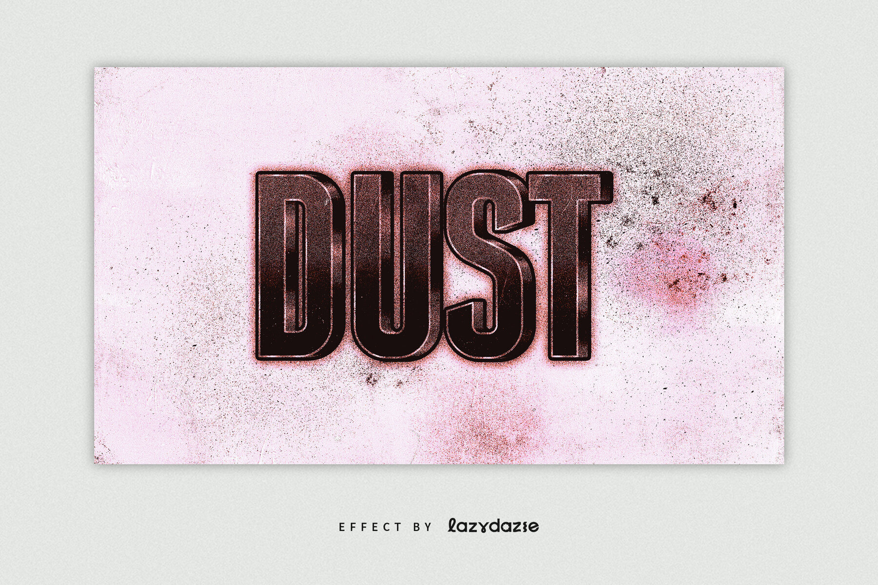 Bold Grunge Text Effect Mockup 3