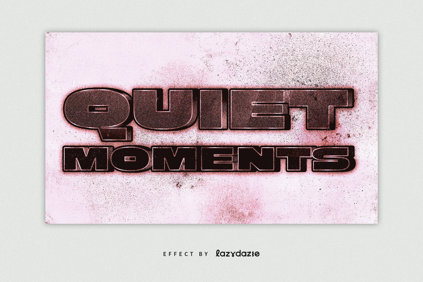 Bold Grunge Text Effect Mockup 5