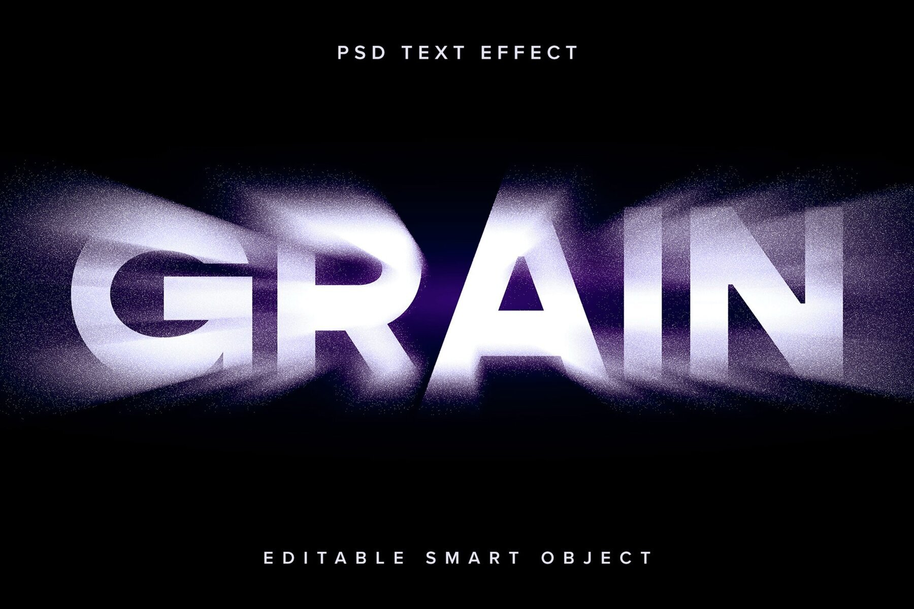 Dissolving Grain Text Effect Mockup 1