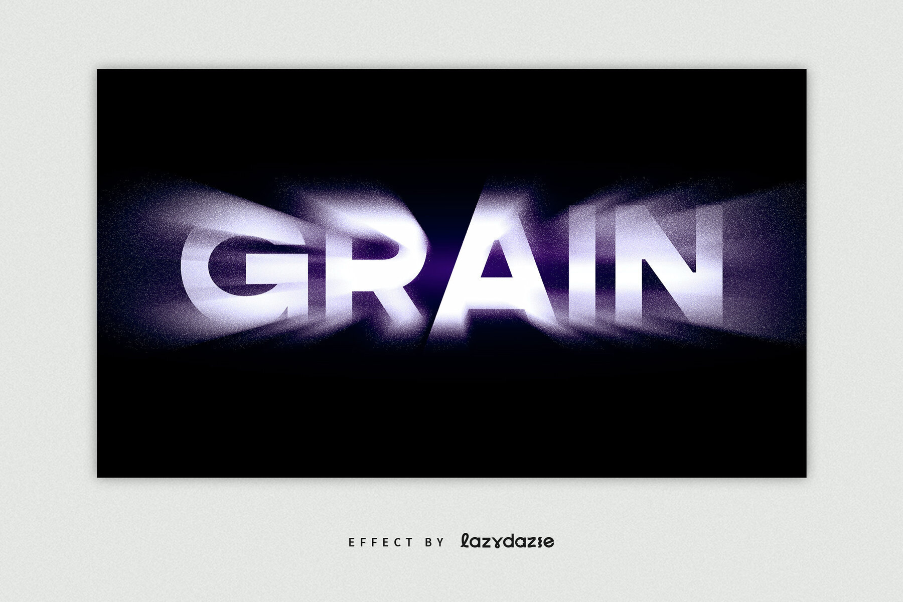 Dissolving Grain Text Effect Mockup 2