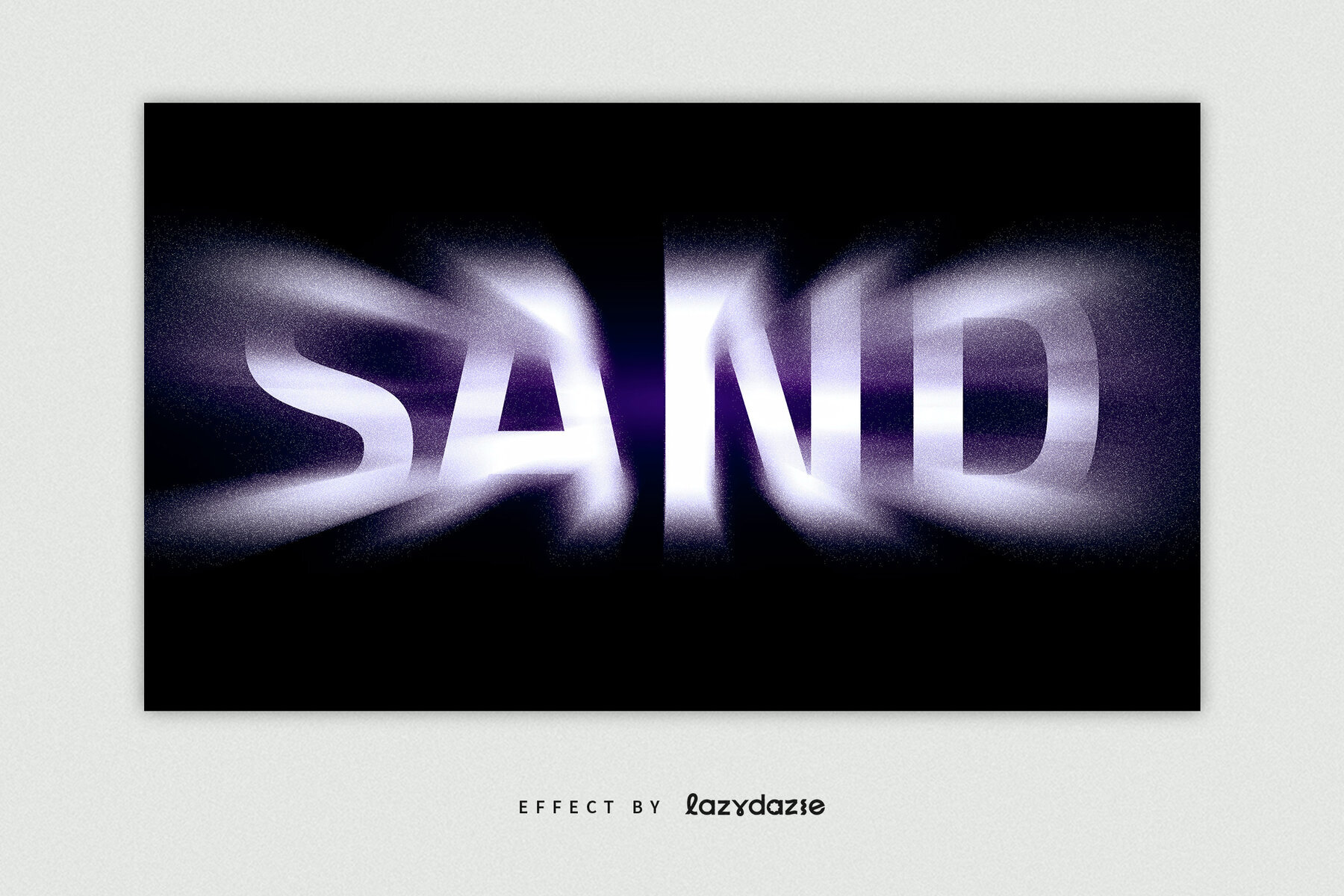 Dissolving Grain Text Effect Mockup 3