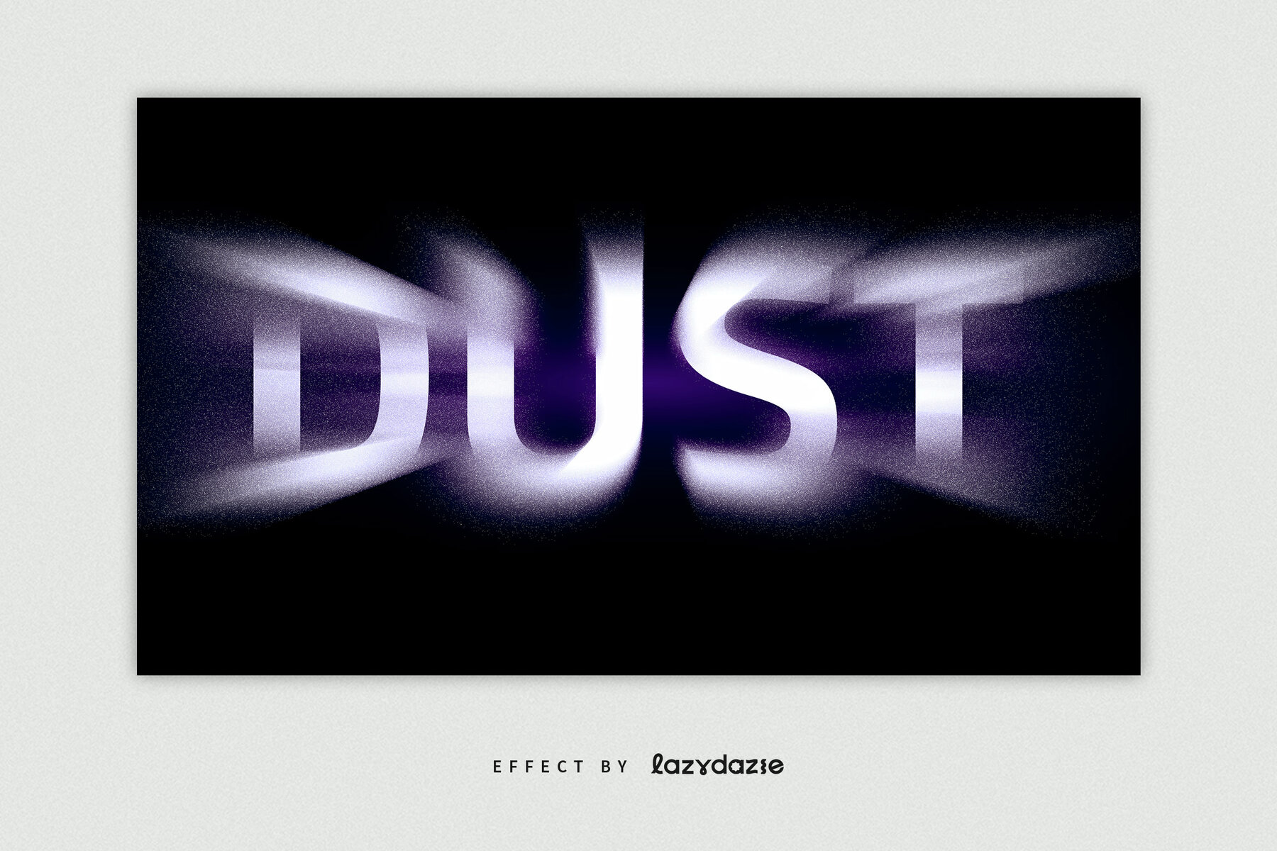 Dissolving Grain Text Effect Mockup 4