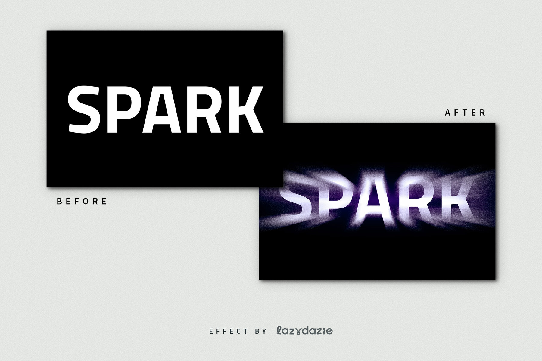 Dissolving Grain Text Effect Mockup 8