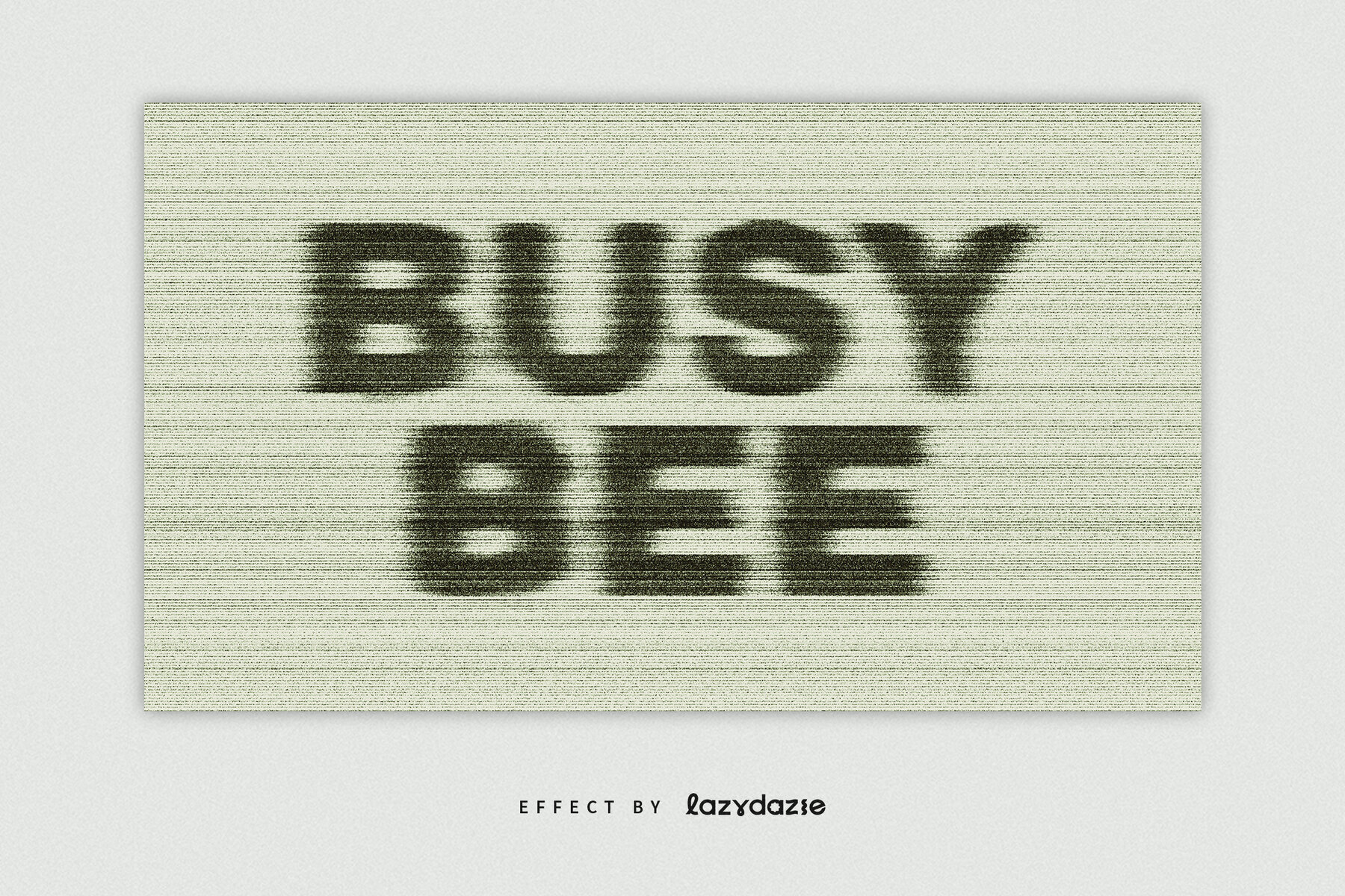 Grunge Lines Text Effect Mockup 3