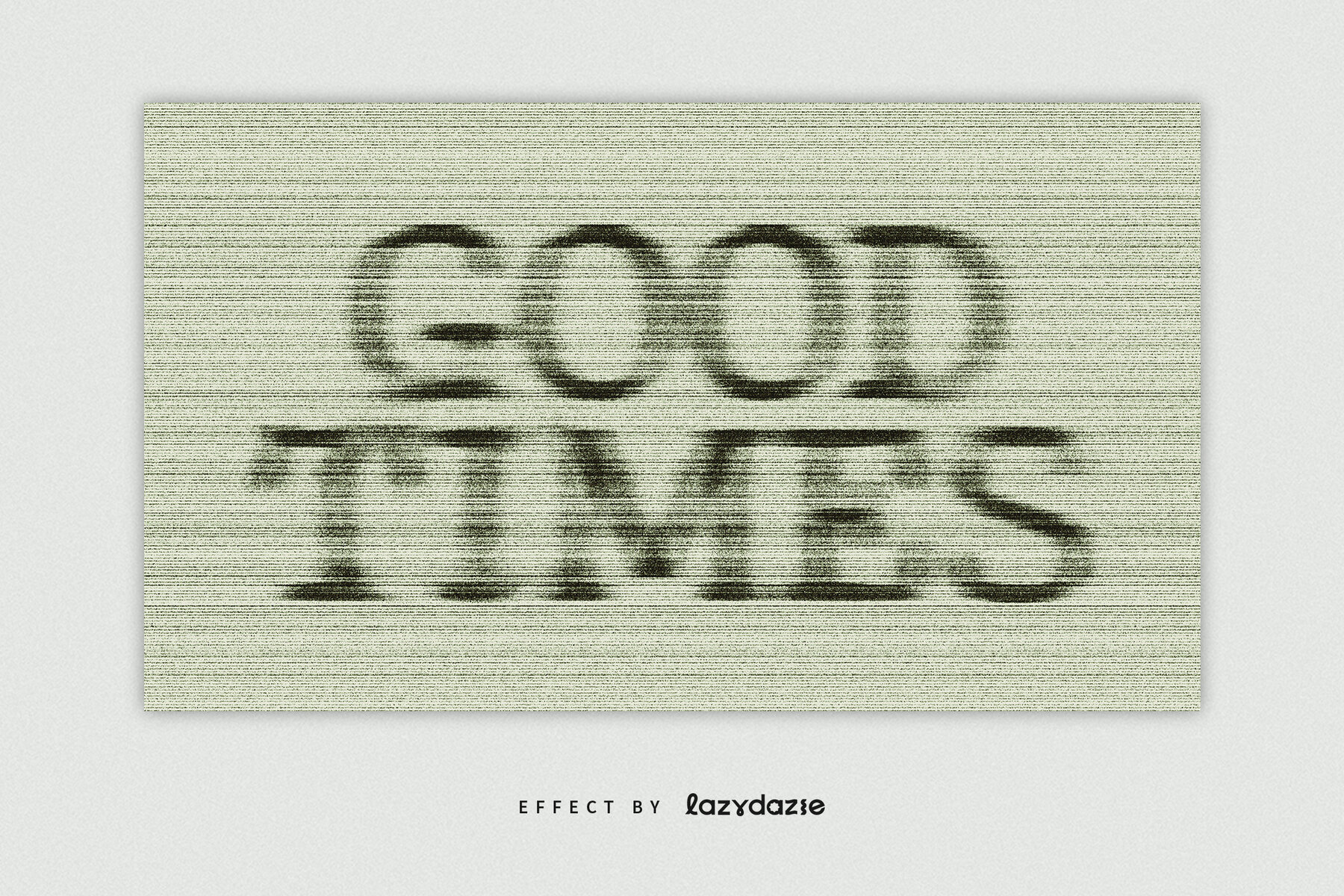 Grunge Lines Text Effect Mockup 5