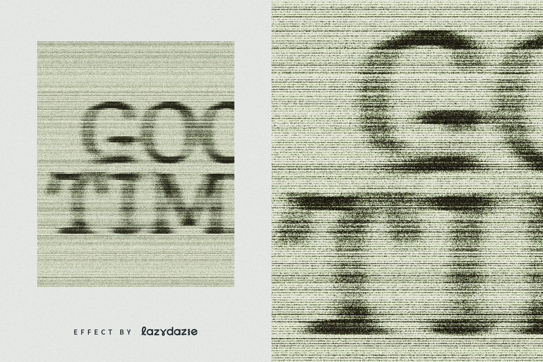 Grunge Lines Text Effect Mockup 6