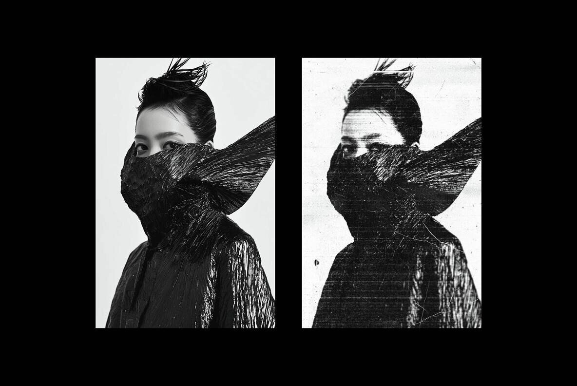 Smudged Bad Copier Photo Effect 2