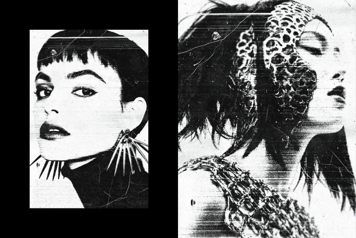 Smudged Bad Copier Photo Effect 6