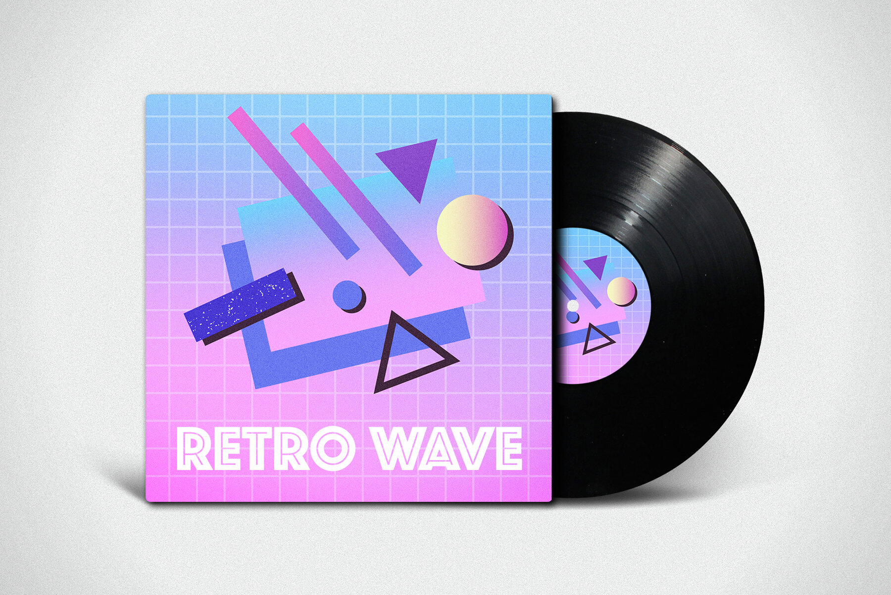 80s Retro Geometry Shapes and Gradients 2