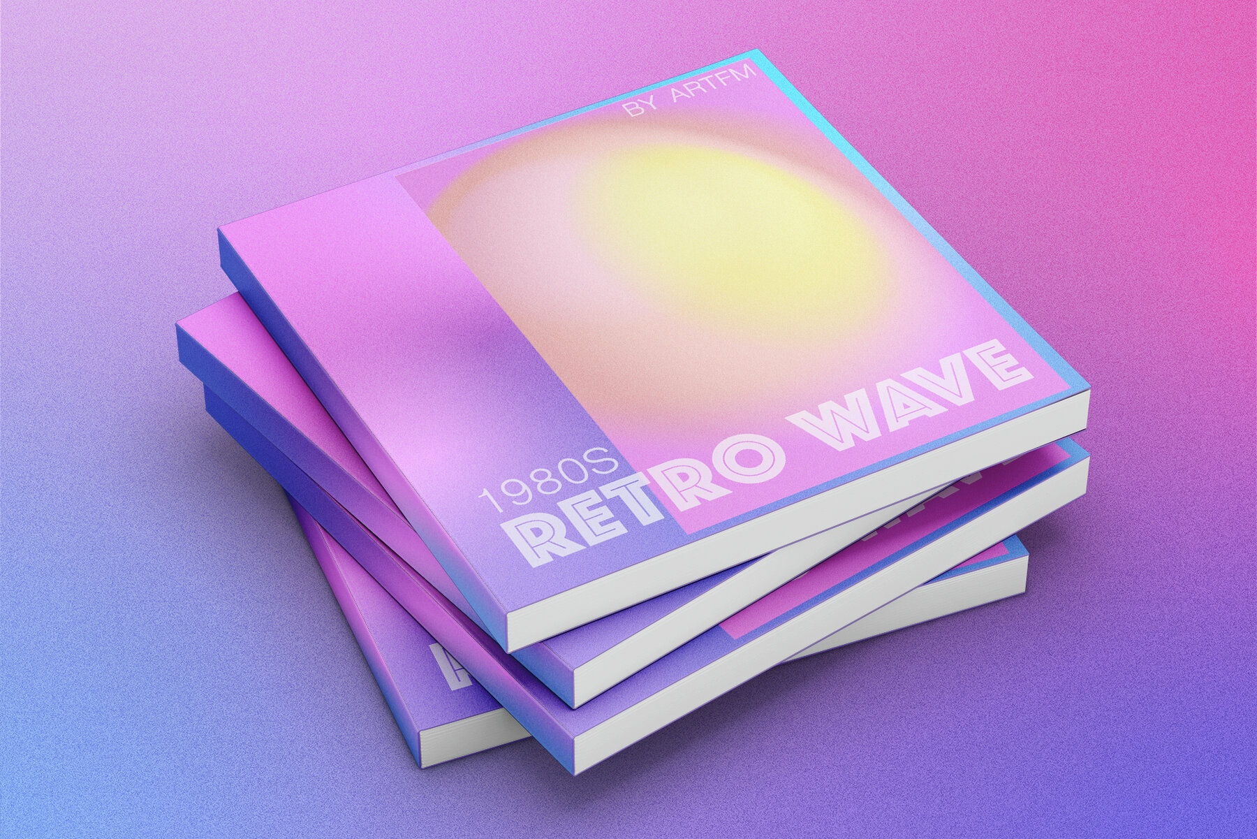 80s Retro Geometry Shapes and Gradients 9