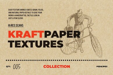 Kraft Paper Textures Collection