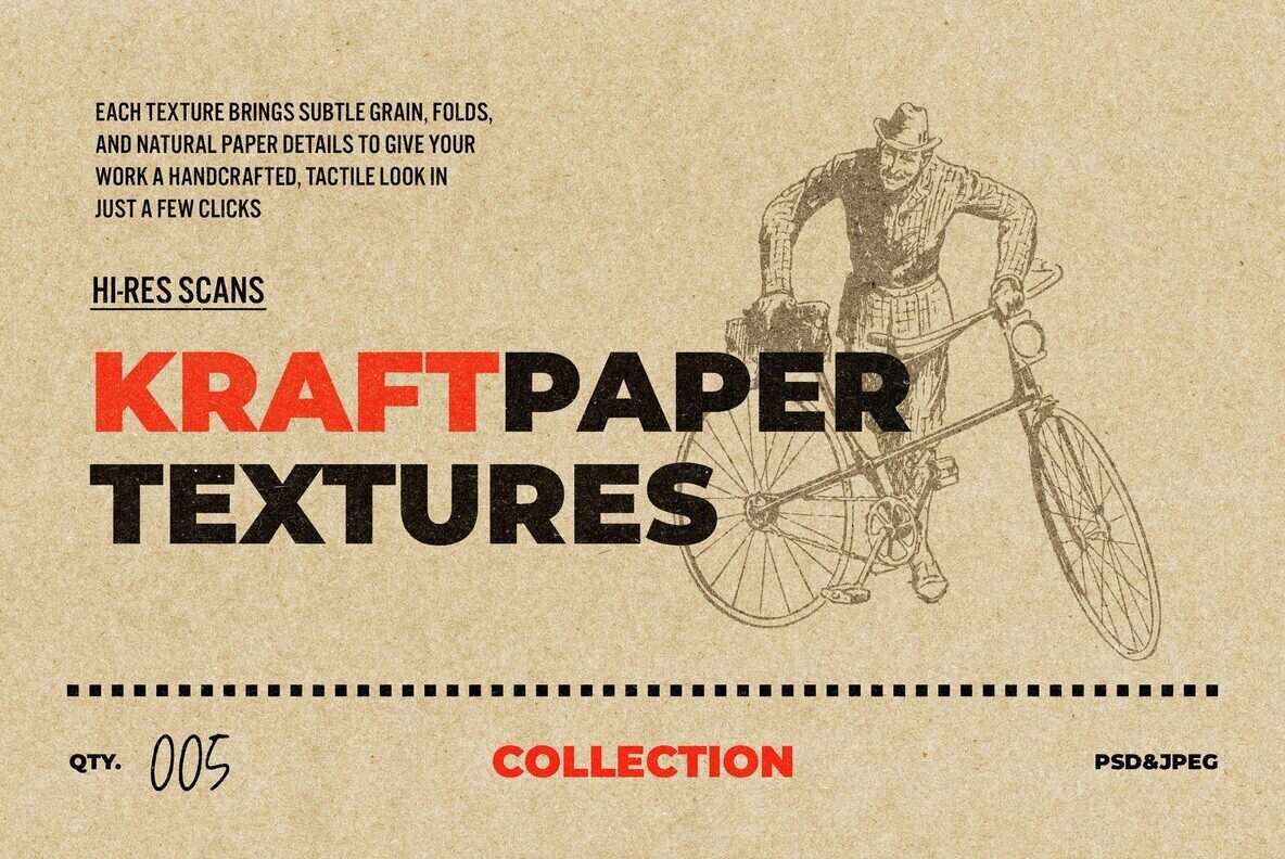 Kraft Paper Textures Collection 1
