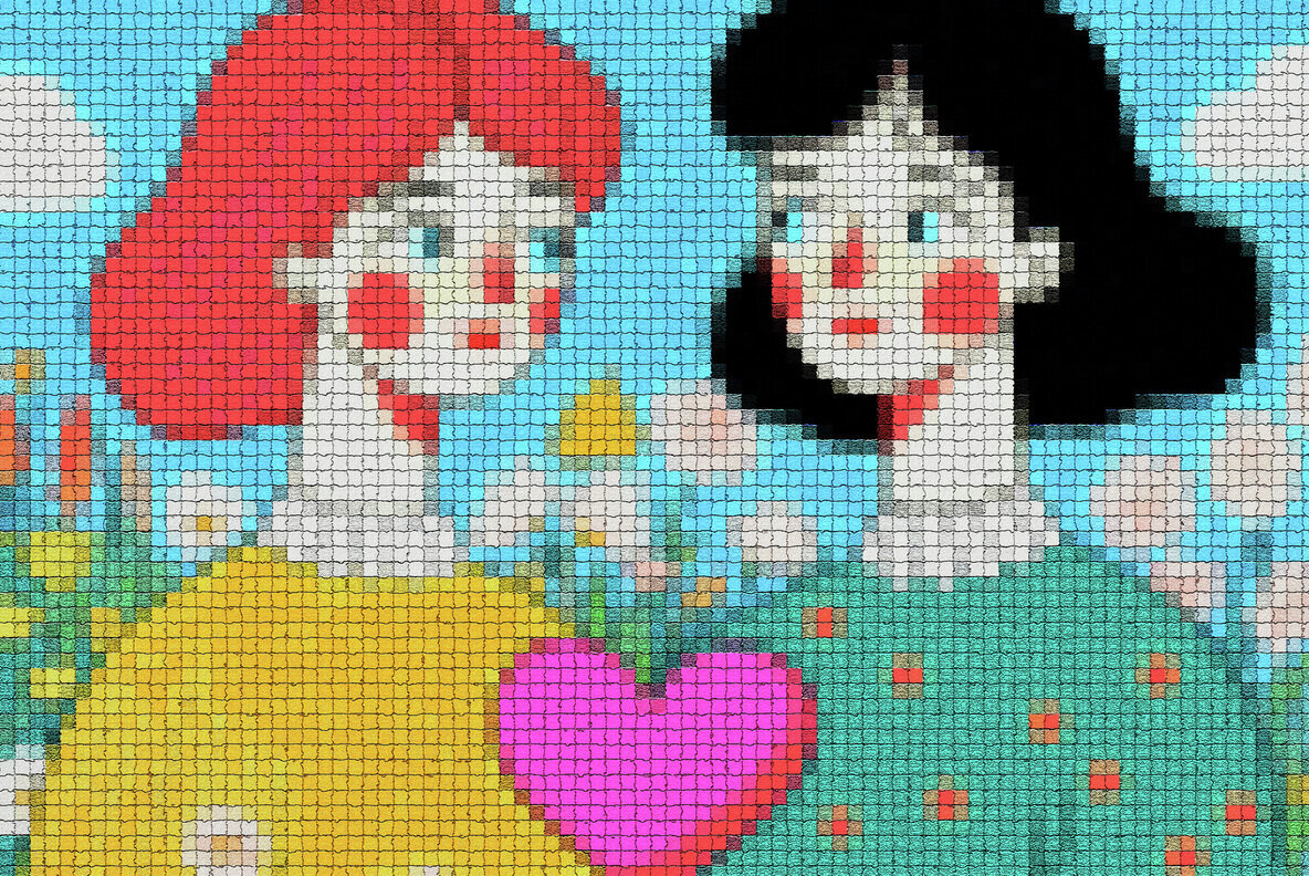 Color Mosaic Template Effect 3