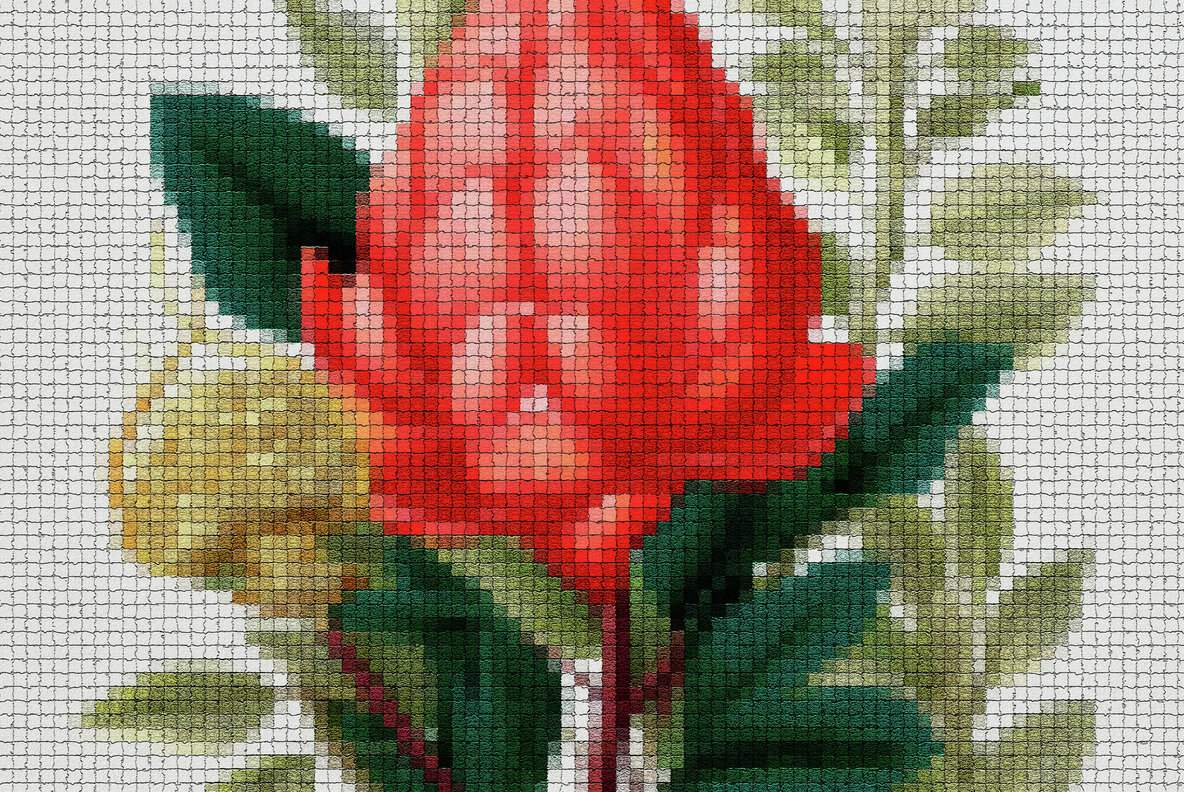 Color Mosaic Template Effect 5