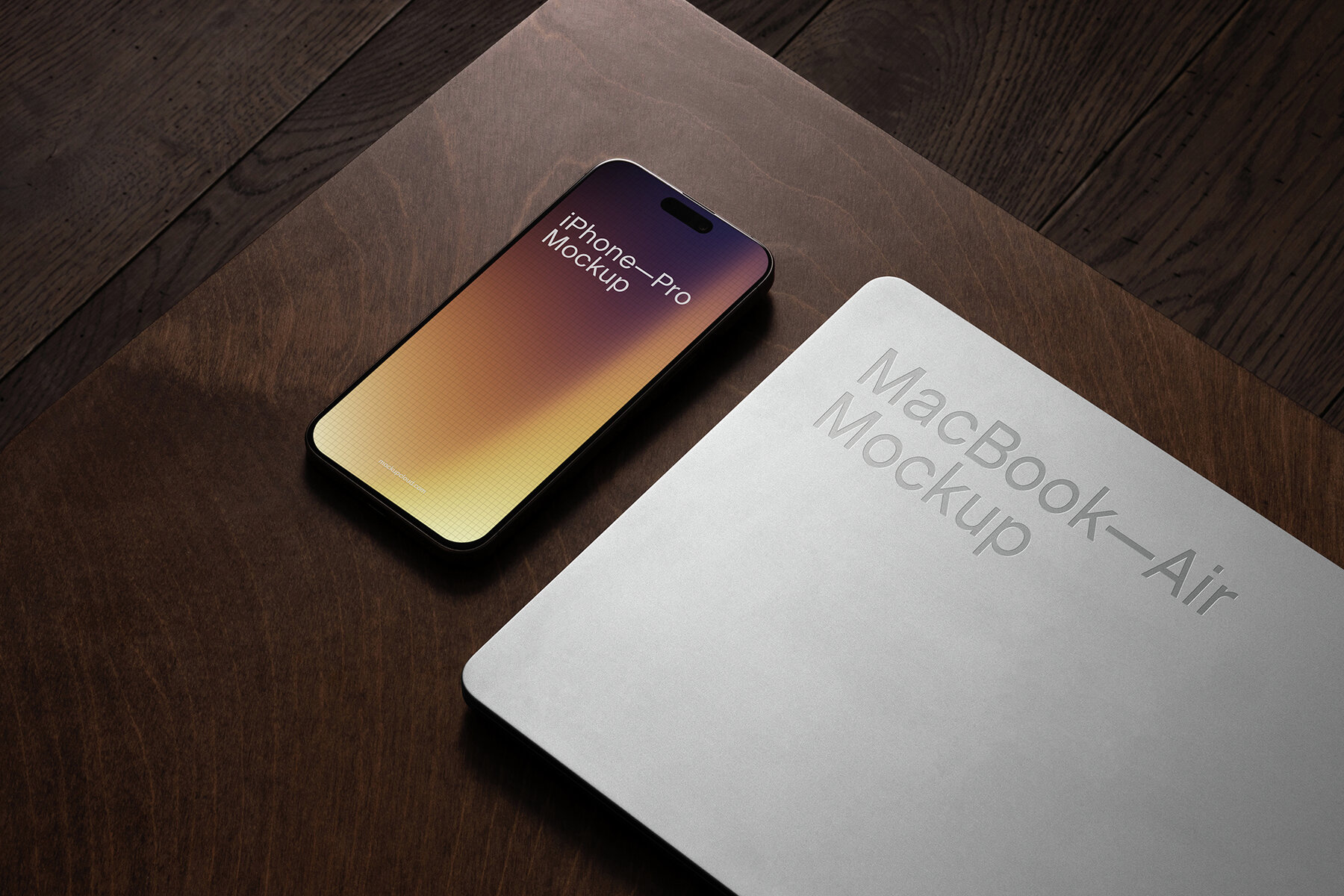Digital Devices Branding Mockups Oak Series 7