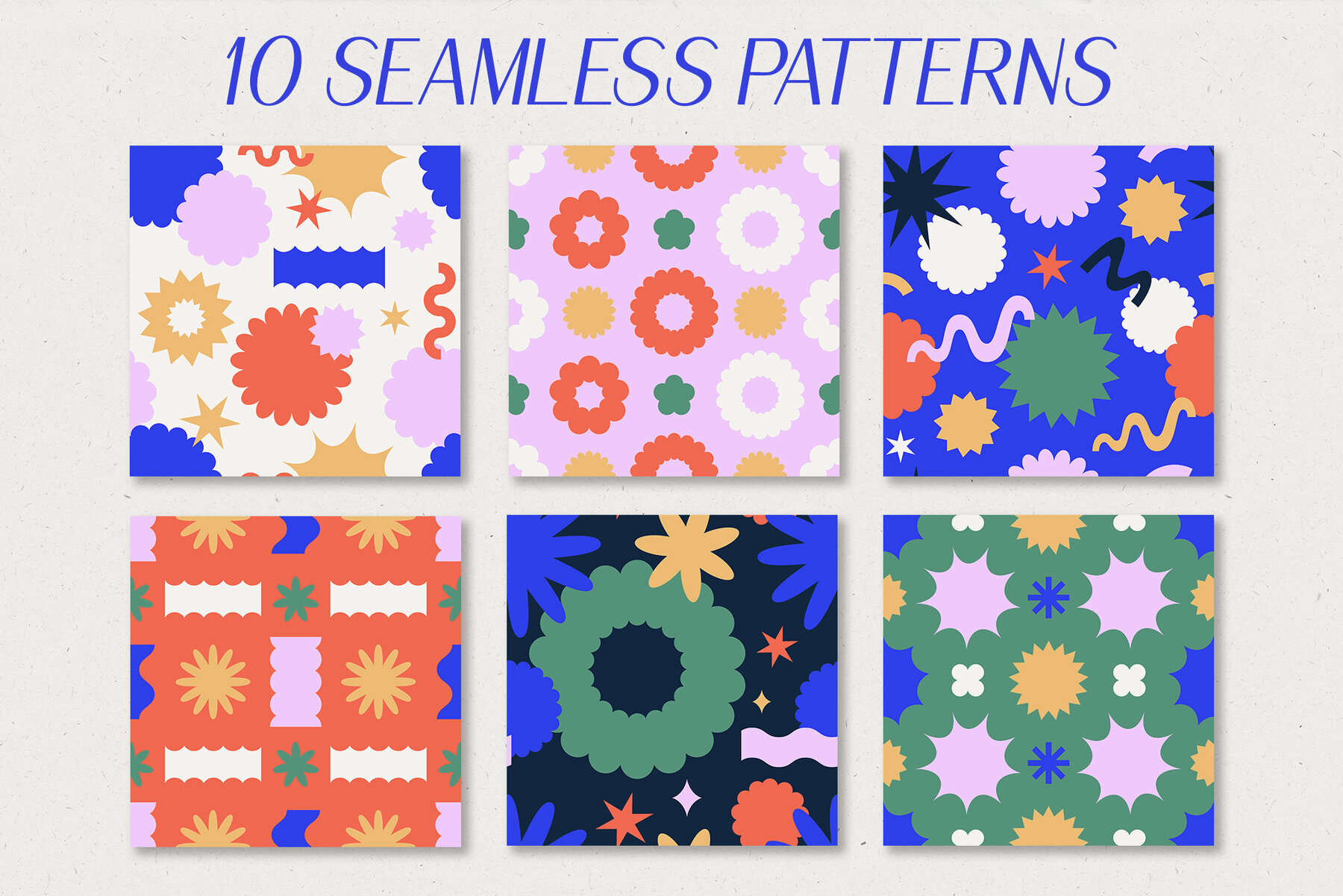 Retro Abstract Vector Shapes 2