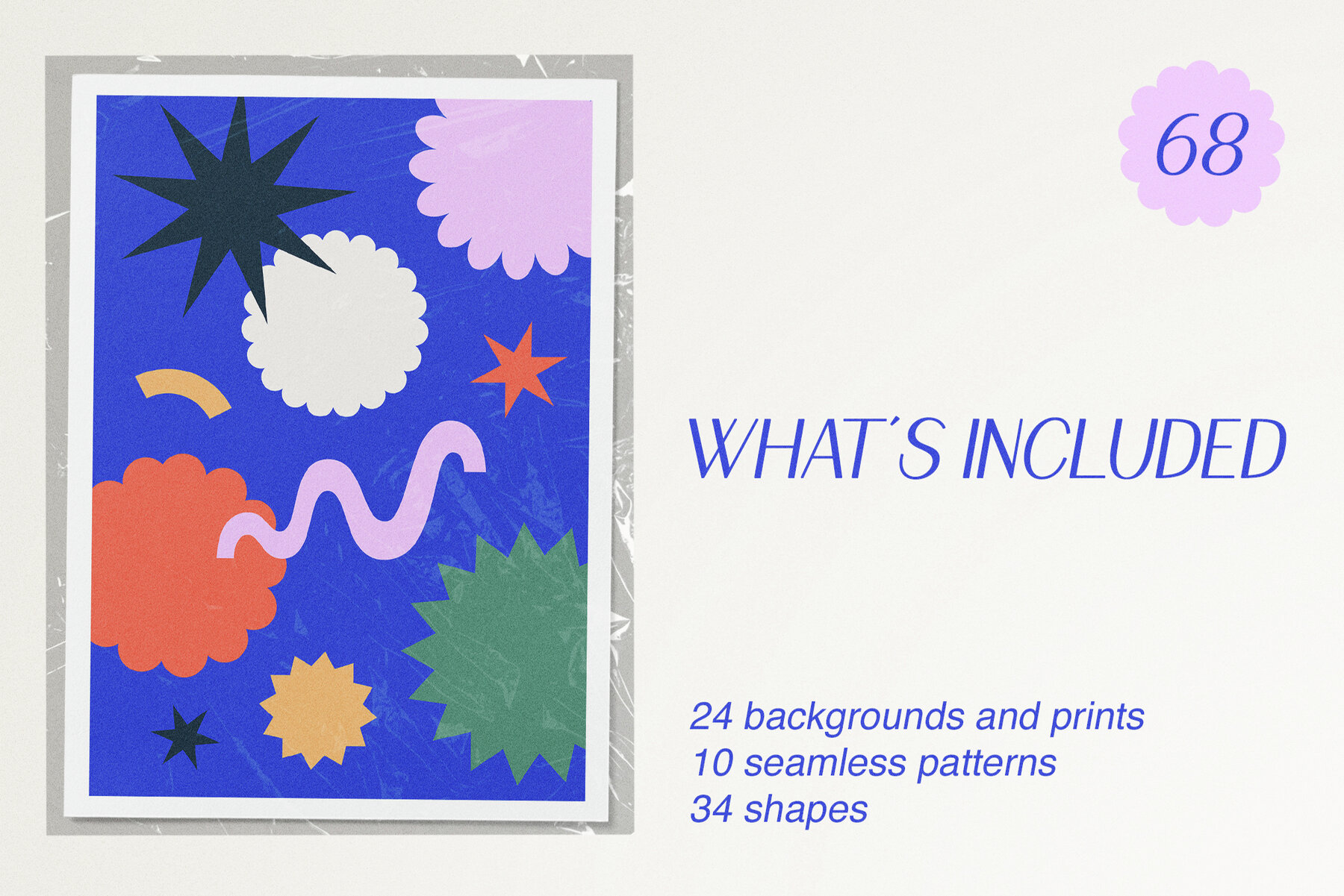 Retro Abstract Vector Shapes 8