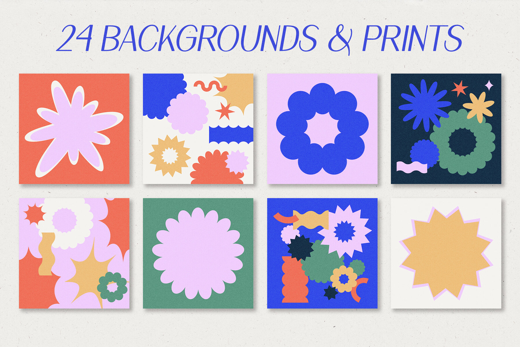 Retro Abstract Vector Shapes 9