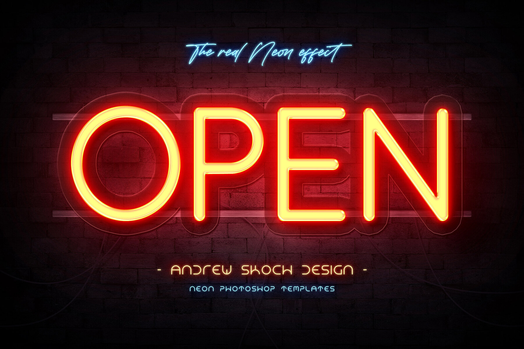 Real Neon Photoshop Effect 2