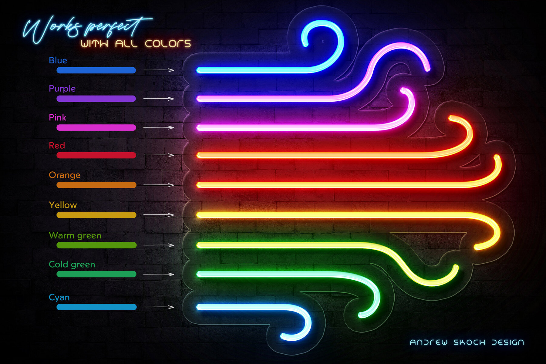 Real Neon Photoshop Effect 4
