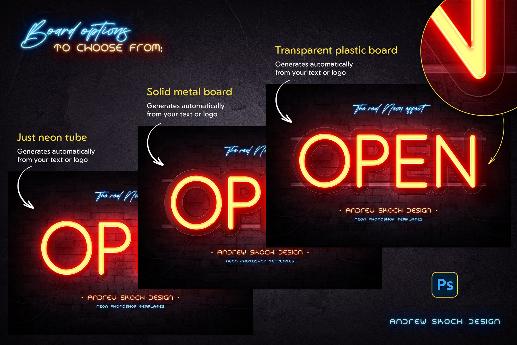 Real Neon Photoshop Effect 5