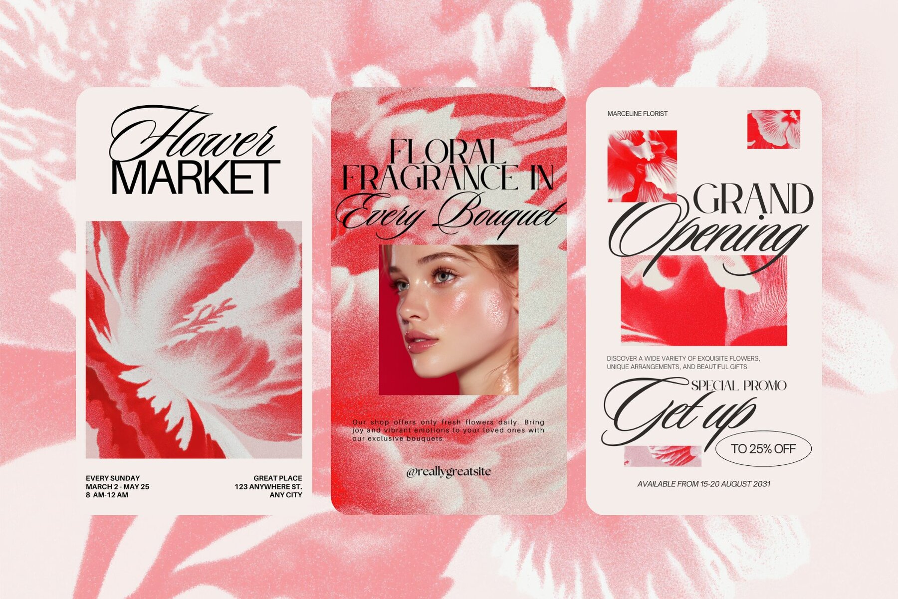 Retro Bloom Grain Textures 5