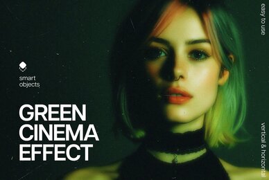 Green Film Photo Template