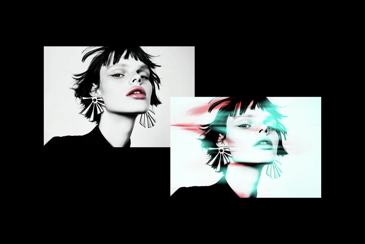 Aura Glitch Photo Effect 2