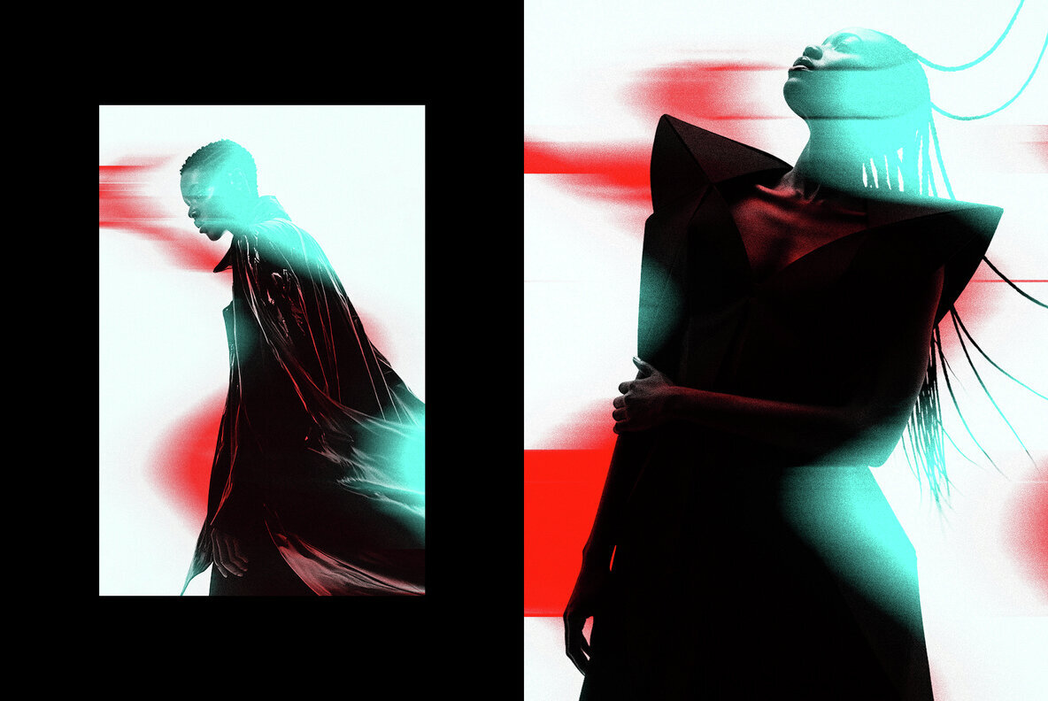 Aura Glitch Photo Effect 3