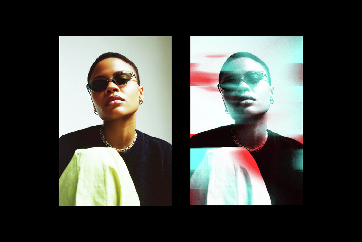 Aura Glitch Photo Effect 4