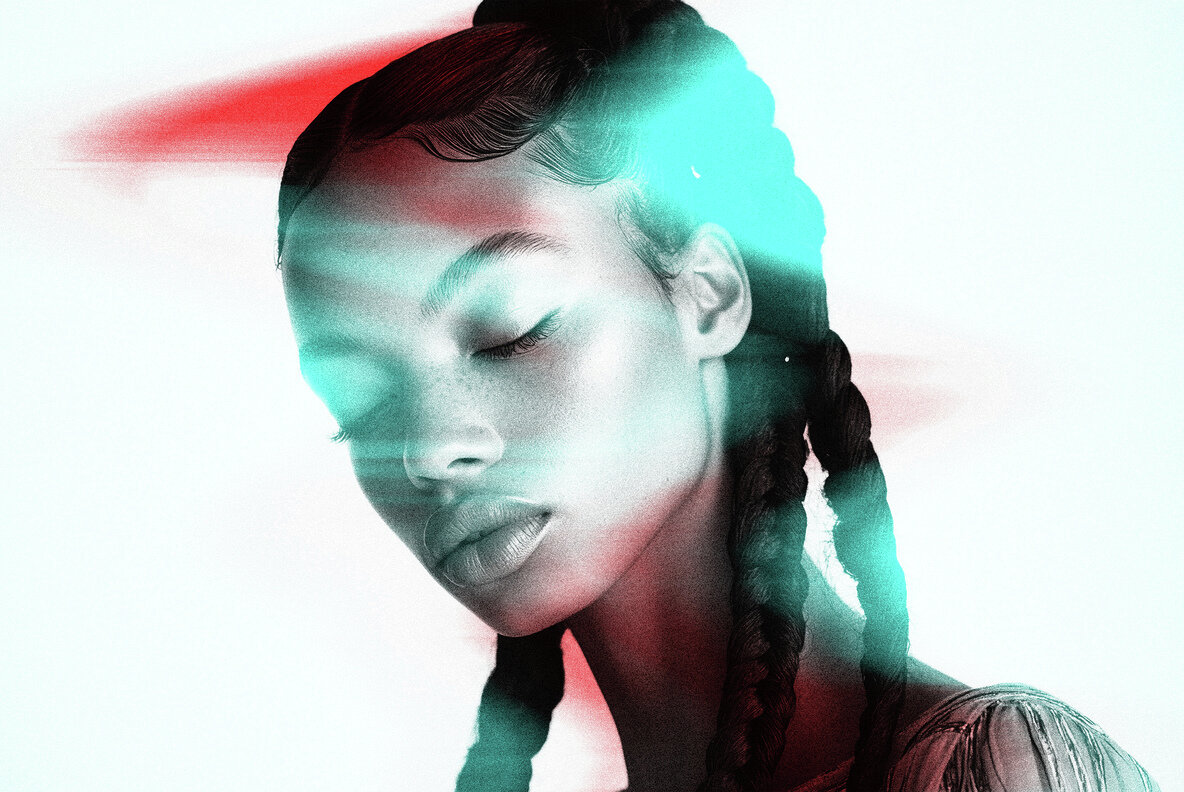 Aura Glitch Photo Effect 5