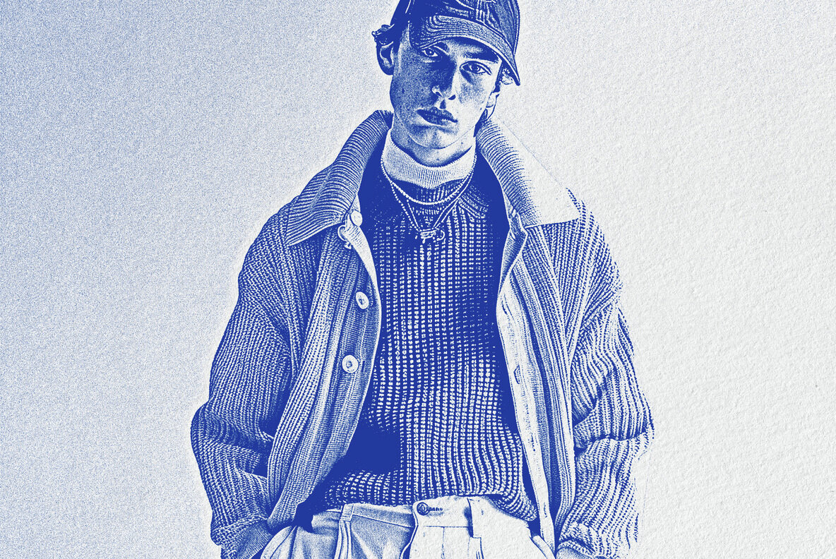 Risography Print Photo Effect 4