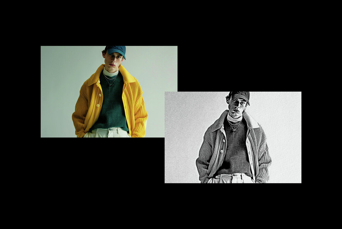 Risography Print Photo Effect 6