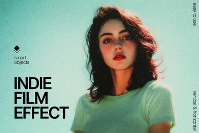 Vintage Indie Film Photo Template