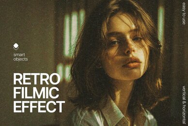 Grainy Retro Photo Template