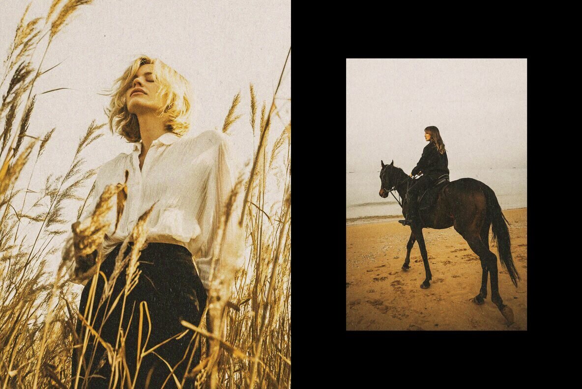 Grainy Retro Photo Template 2