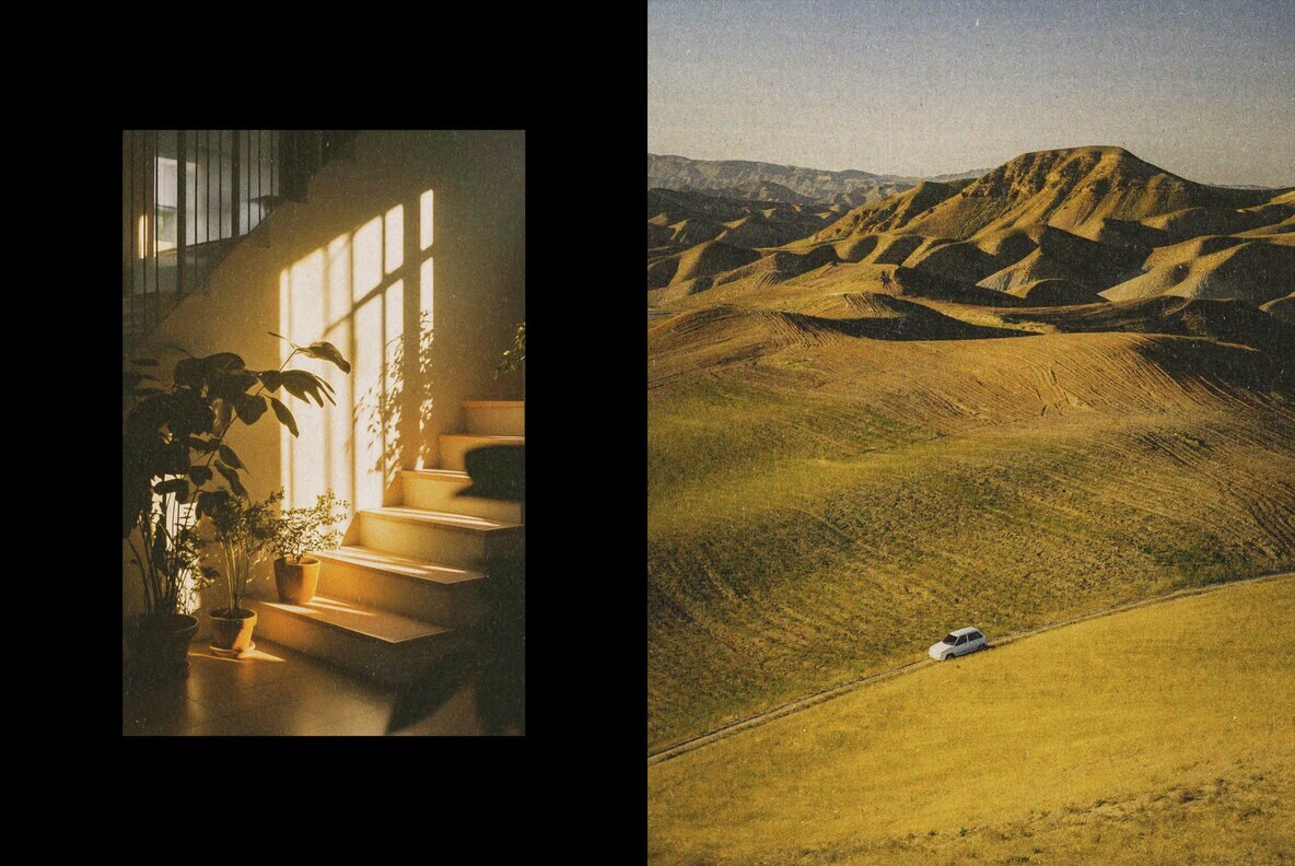 Grainy Retro Photo Template 6