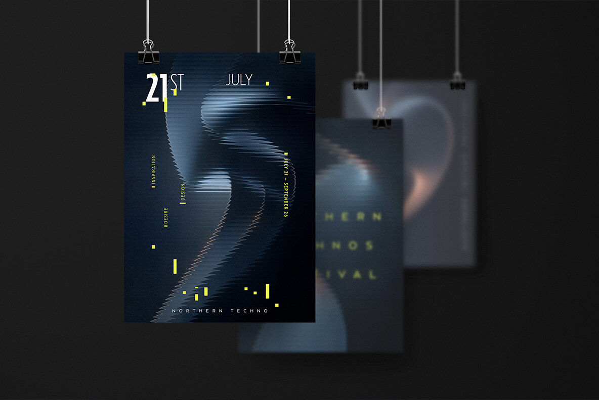 Deep Blue Dark Abstract Backgrounds 7