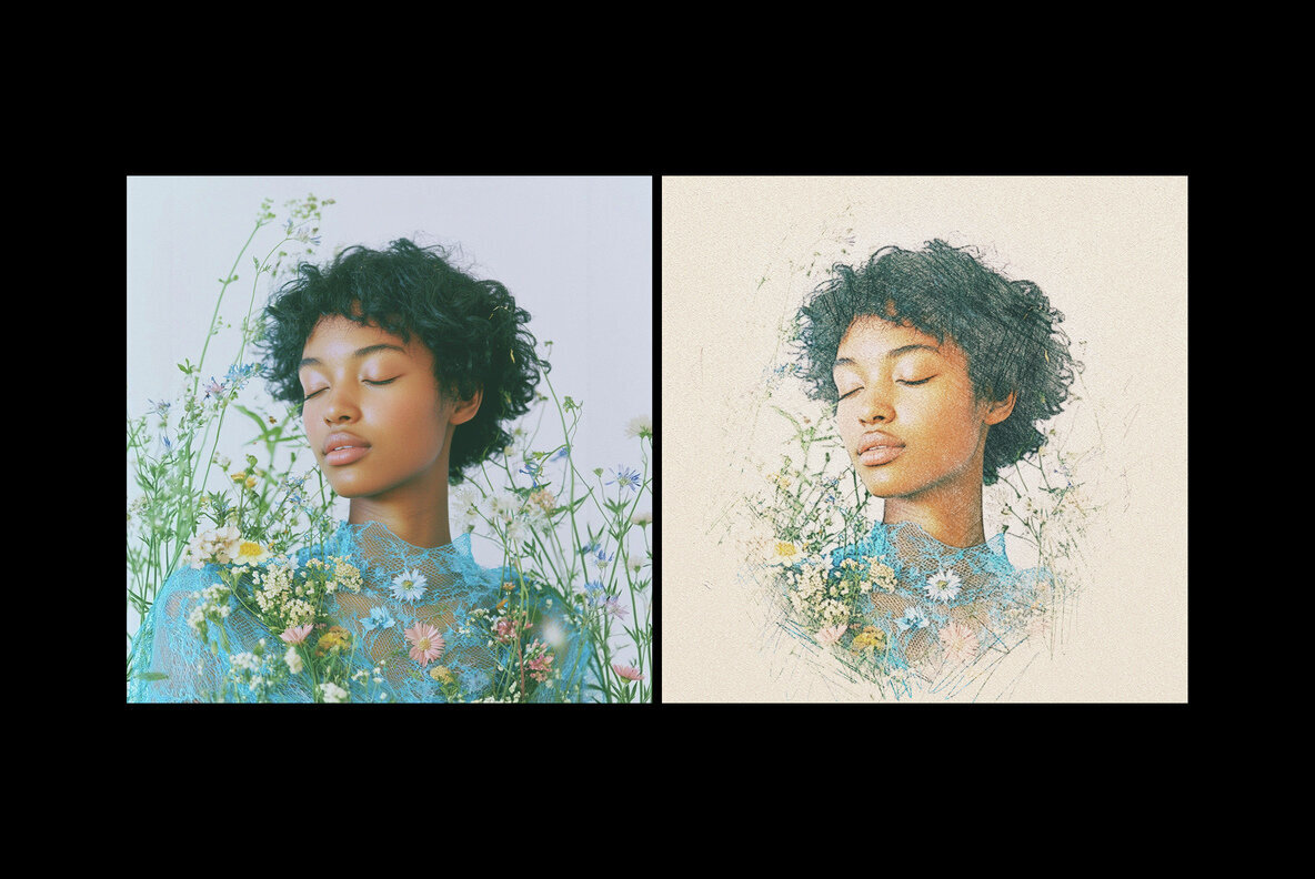 Vintage Sketching Effect 2