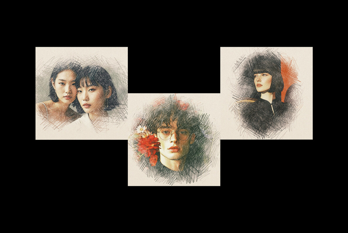 Vintage Sketching Effect 4