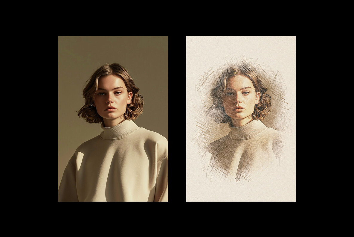 Vintage Sketching Effect 7