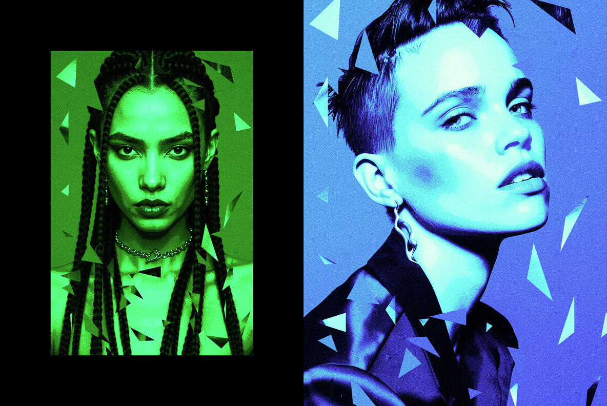 Geometric Shape Photo Effect 4