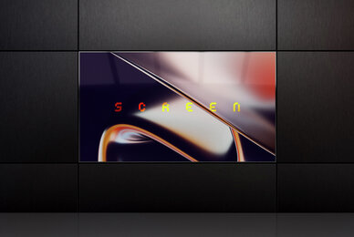 Tile Wall Digital Screen Mockup