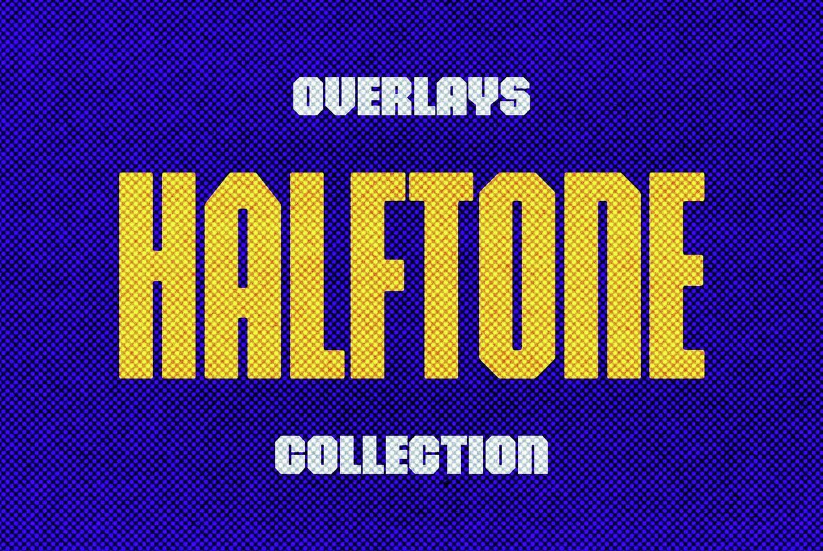 Halftone Paper Overlays Collection 1