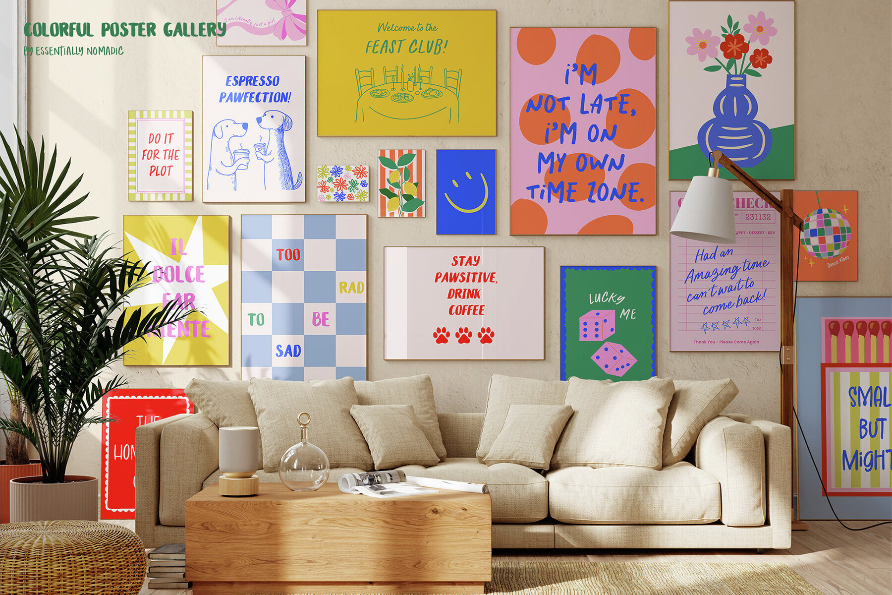 Colorful Posters Funky Witty Quotes Gallery Art Print 2