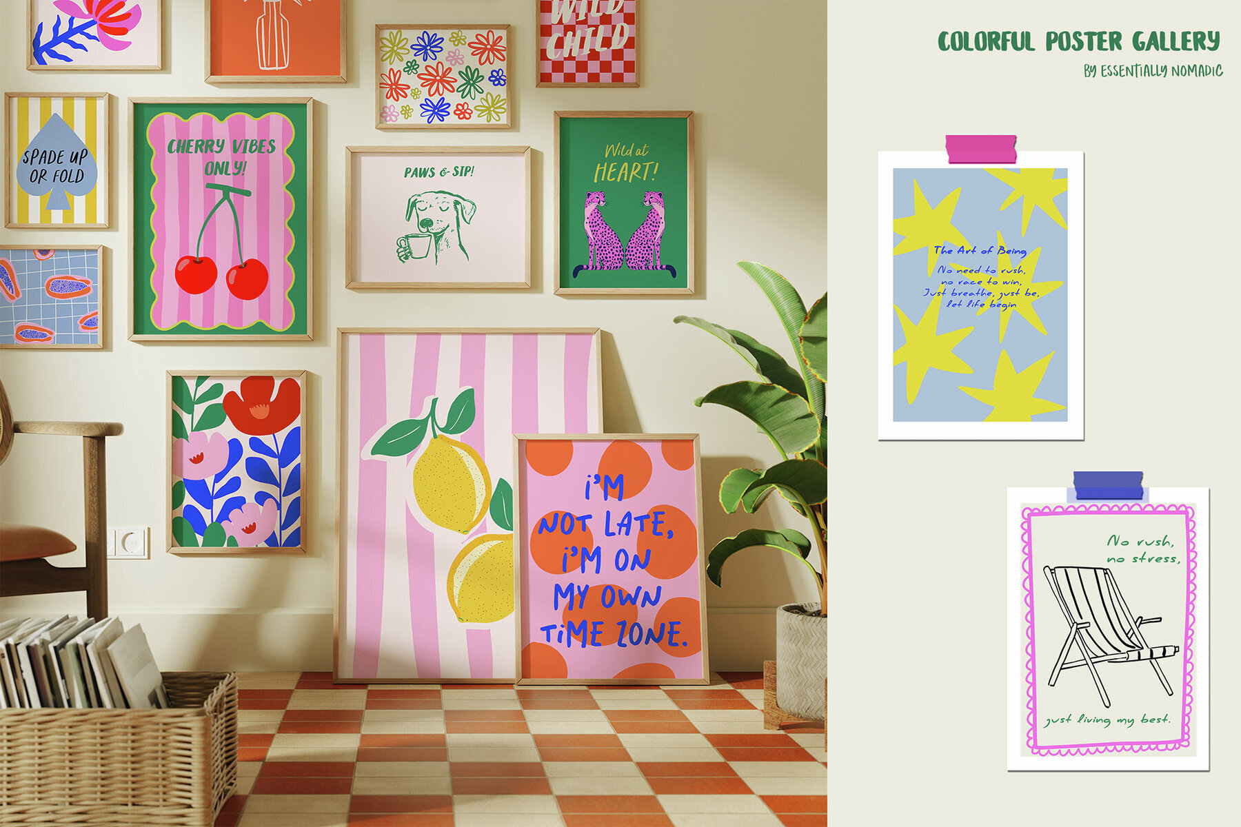 Colorful Posters Funky Witty Quotes Gallery Art Print 3