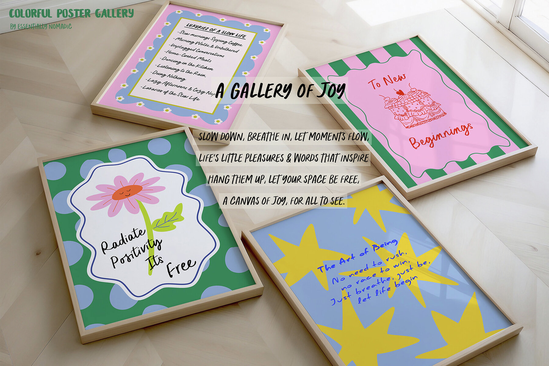 Colorful Posters Funky Witty Quotes Gallery Art Print 5