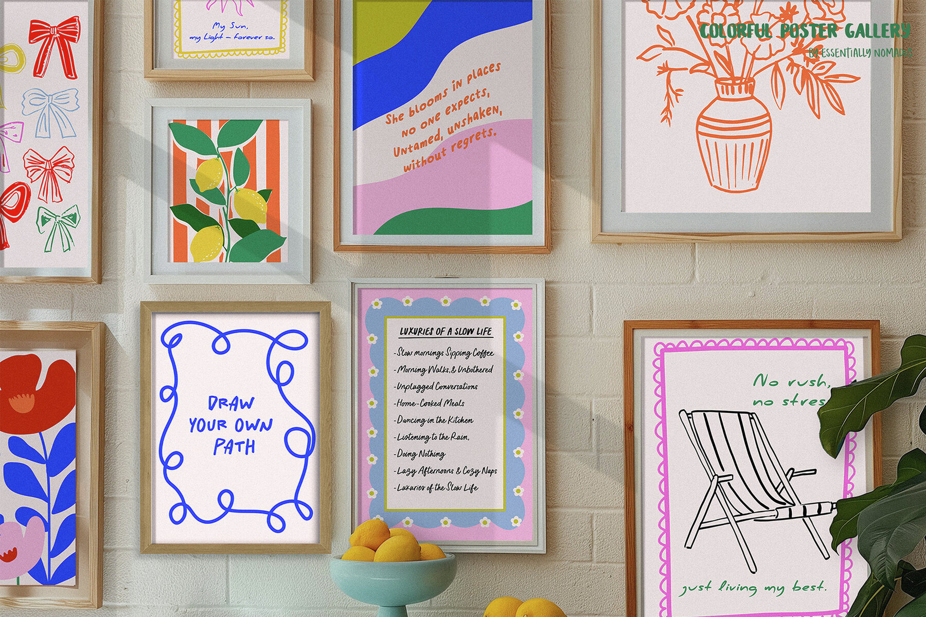 Colorful Posters Funky Witty Quotes Gallery Art Print 6