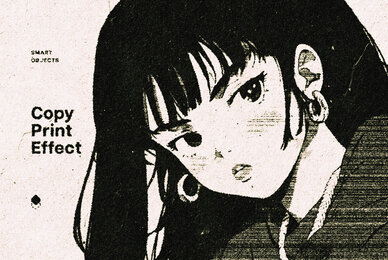 Copy Print Paper Effect