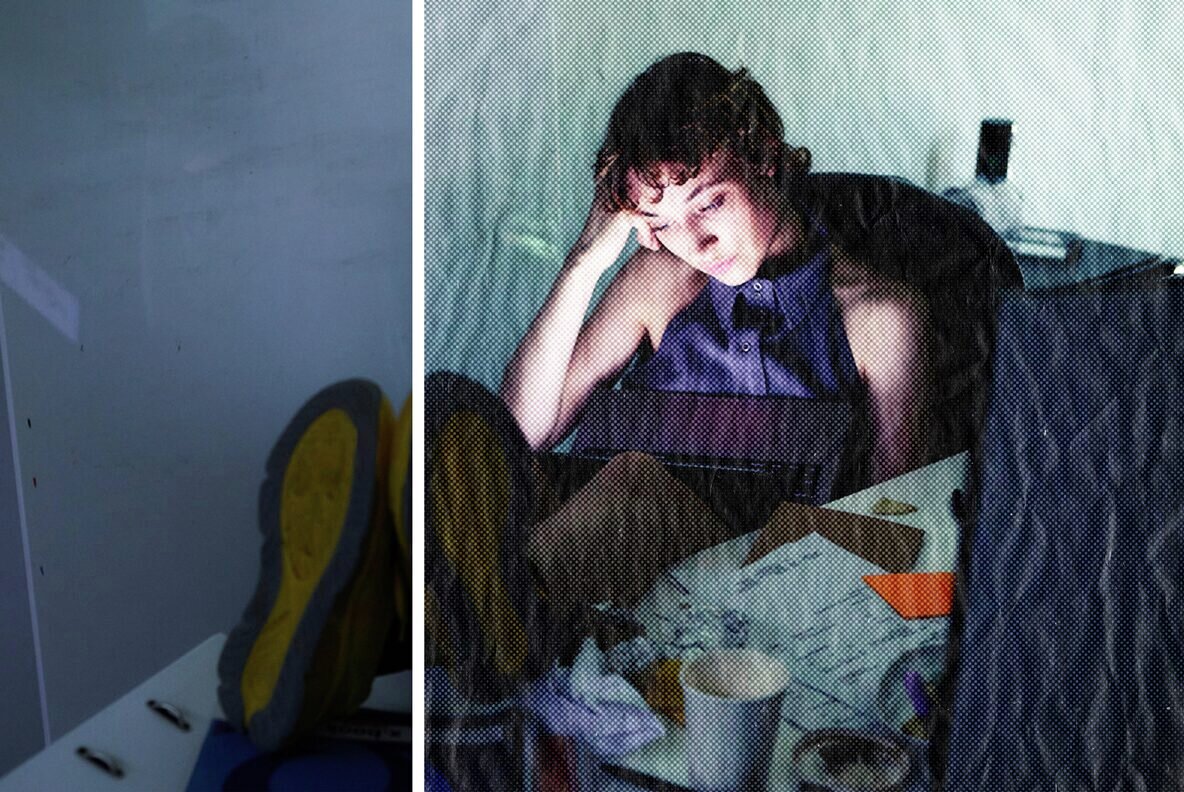 Vintage Halftone Paper Photo Template 5